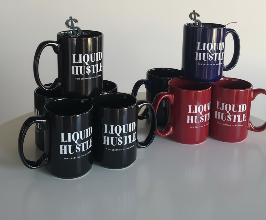 LIQUID HU$TLE MUG